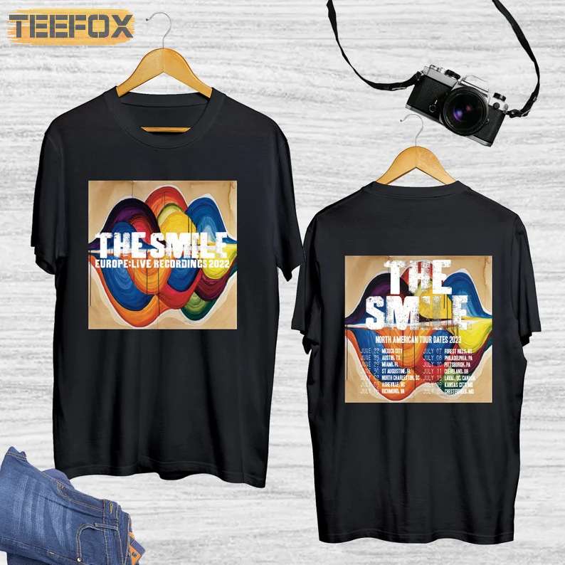 The Smile North American Tour 2023 Concert T-Shirt