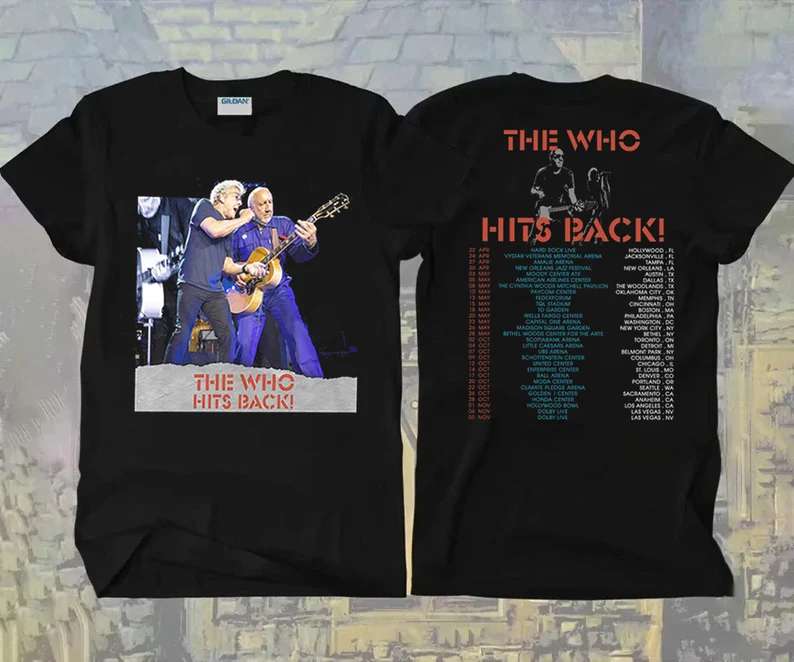 The Who Hits Back North American Tour 2022 T-Shirt