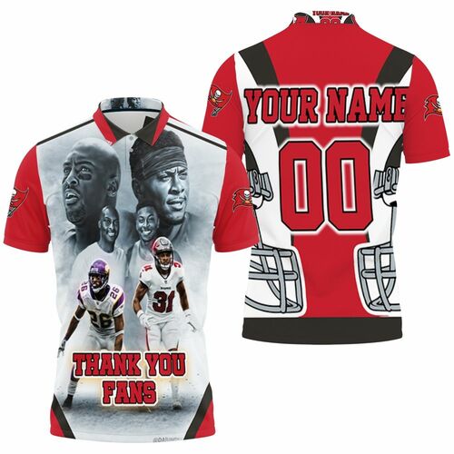 The Winfields Tampa Bay Buccaneers Antoine Winfield Jr 31 And Minnesota Vikings Antoine Winfield Sr 26 Personalized Polo Shirt