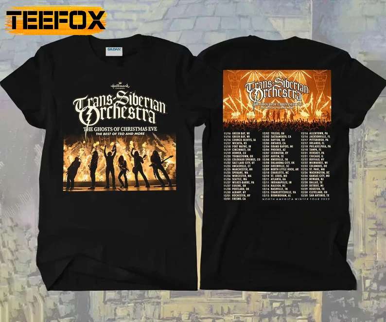 Trans-Siberian Orchestra The Ghost Of Christmas Eve Winter Concert 2022 T-Shirt