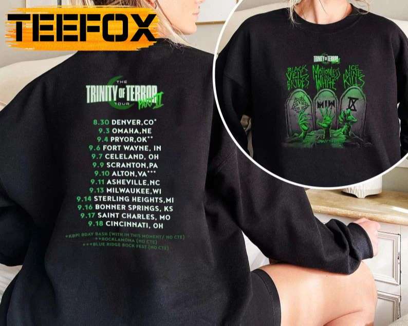Trinity Of Terror Tour 2022 Sweatshirt Unisex T-Shirt