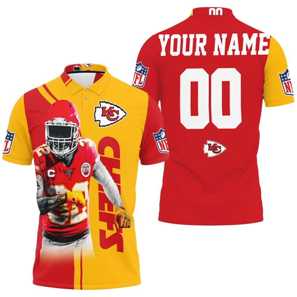 Tyrann Mathieu 30 Kansas City Chiefs Afc West Champions Super Bowl Personalized 3D All Over Print Polo Shirt