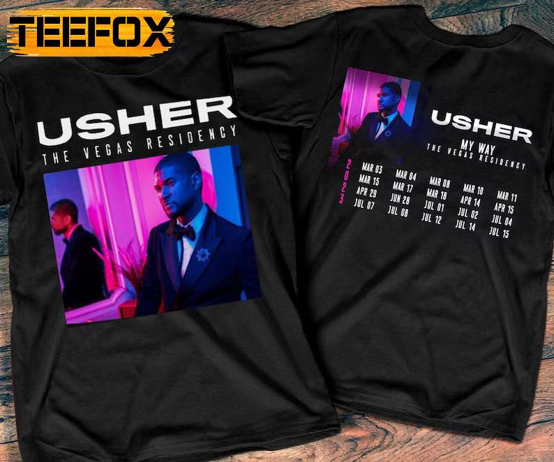 Usher My Way The Vegas Residency Tour 2023 T-Shirt