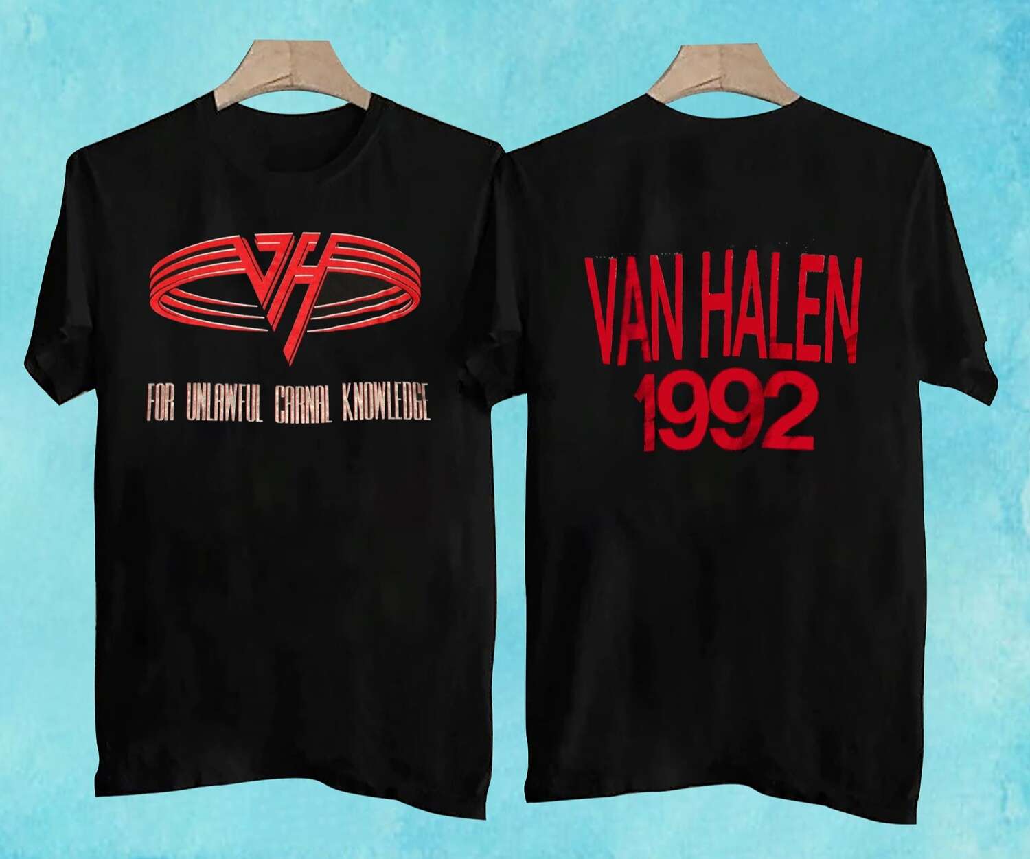Van Halen For Unlawful Carnal Knowledge Brockum 1992 T-Shirt