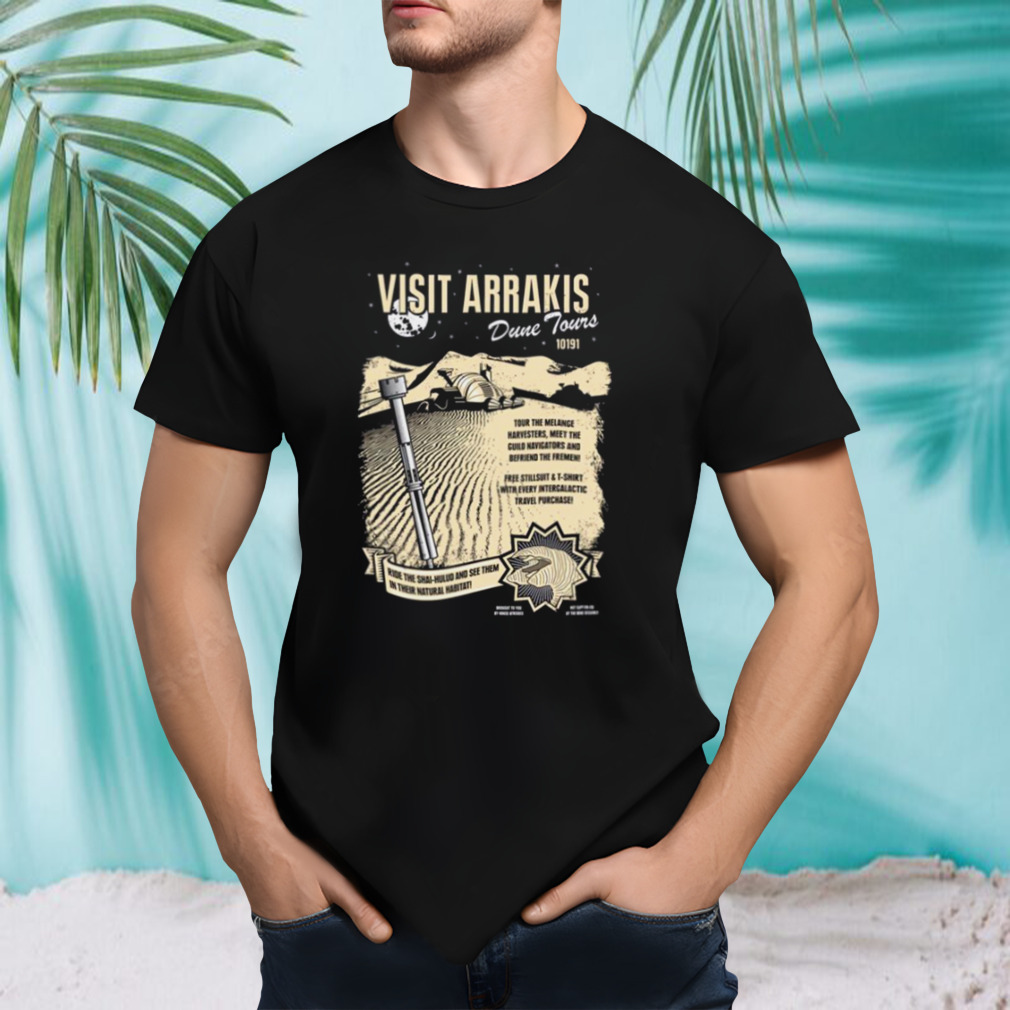 Visit Arrakis Graphic Dune Movie shirt