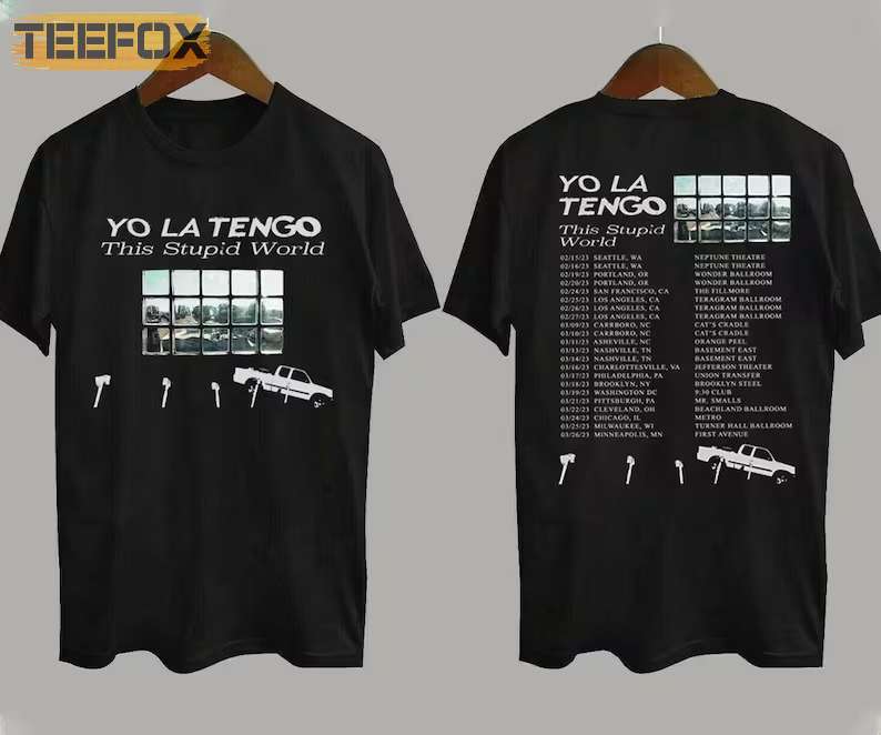 Yo La Tengo This Stupid World US Tour 2023 T-Shirt