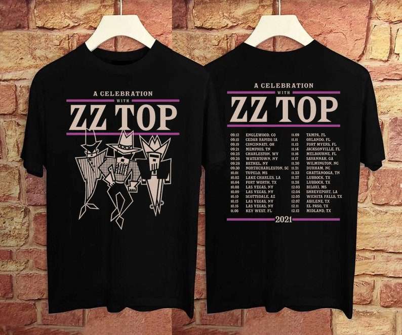 ZZ Top Tour Shirt A Celebration With Zz TOP T Shirt
