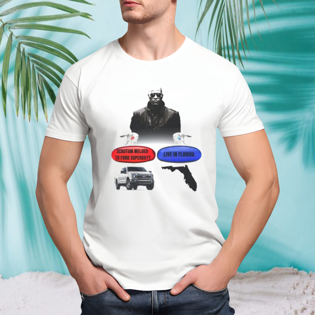 scrotum welded to ford superduty shirt