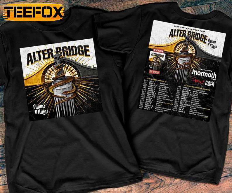 Alter Bridge North American Tour 2023 T-Shirt