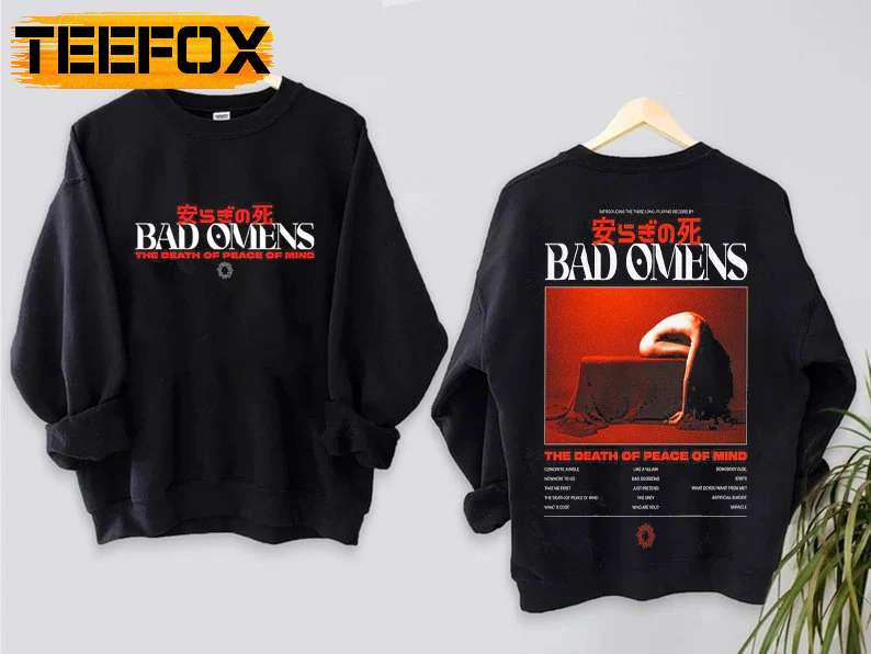 Bad Omens Band Track List, A Tour Of The Concrete Jungle Tour 2022-2023 T-Shirt