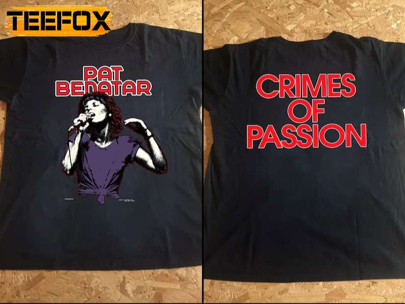 Crimes Of Passion Pat Benatar Album 1980 T-Shirt