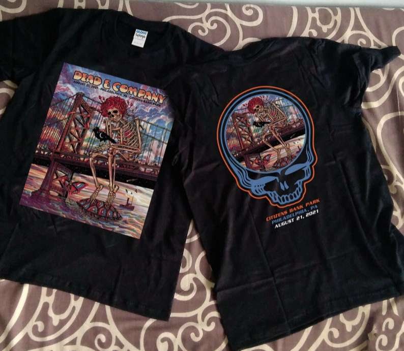 Dead And Company Philadelphia Citizens Bank Park Tour Concert T-Shirt