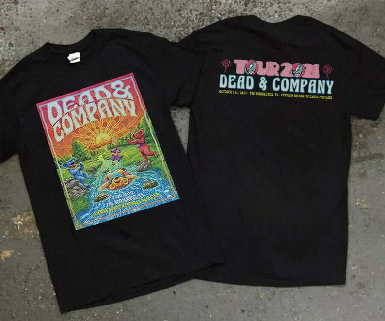 Dead And Company The Woodlands TX Houston Tour 2021 Rock Band T-Shirt