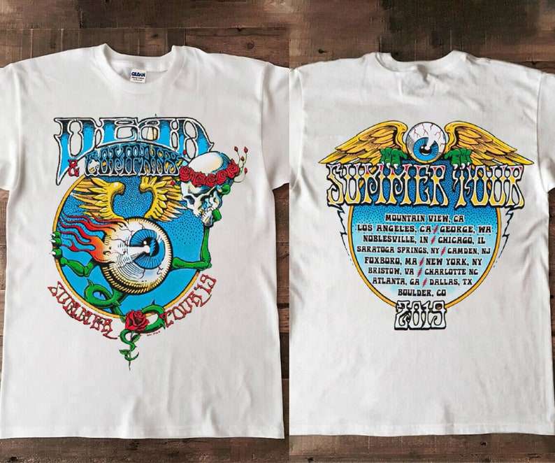 Dead and Company Summer Tour 2019 Rock Band T-Shirt Grateful Dead