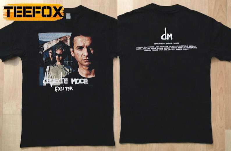 Depeche Mode Exciter Tour 2001 Band T-Shirt