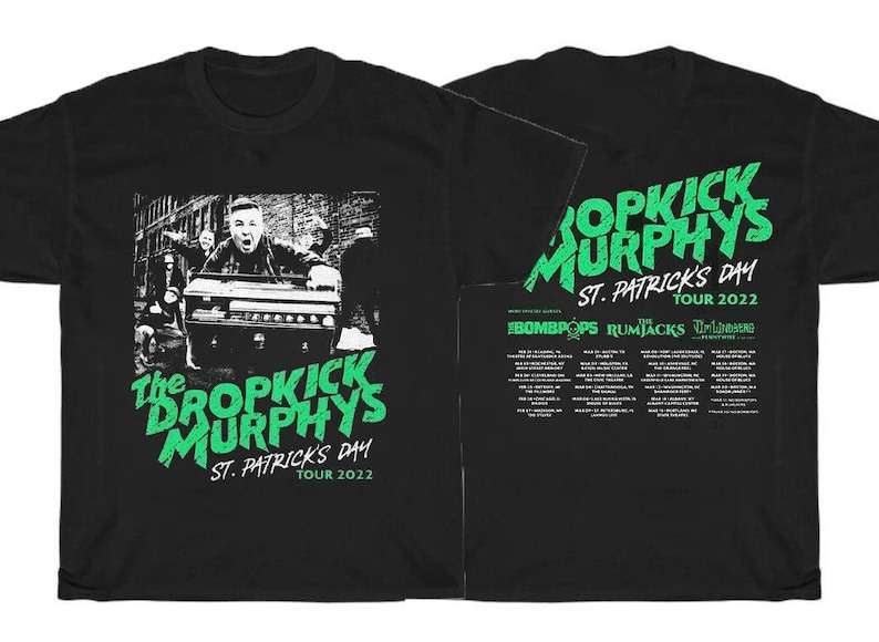 Dropkick Murphys St. Patrick's Day Tour 2022 Classic T-Shirt