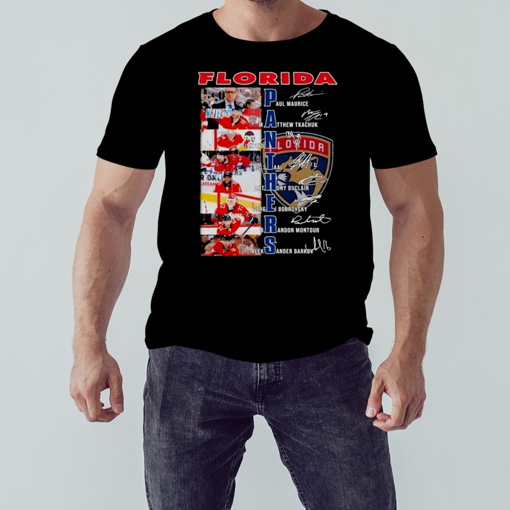 Florida Paul maurice Matthew Tkachuk signatures shirt 1 Unisex tshirt