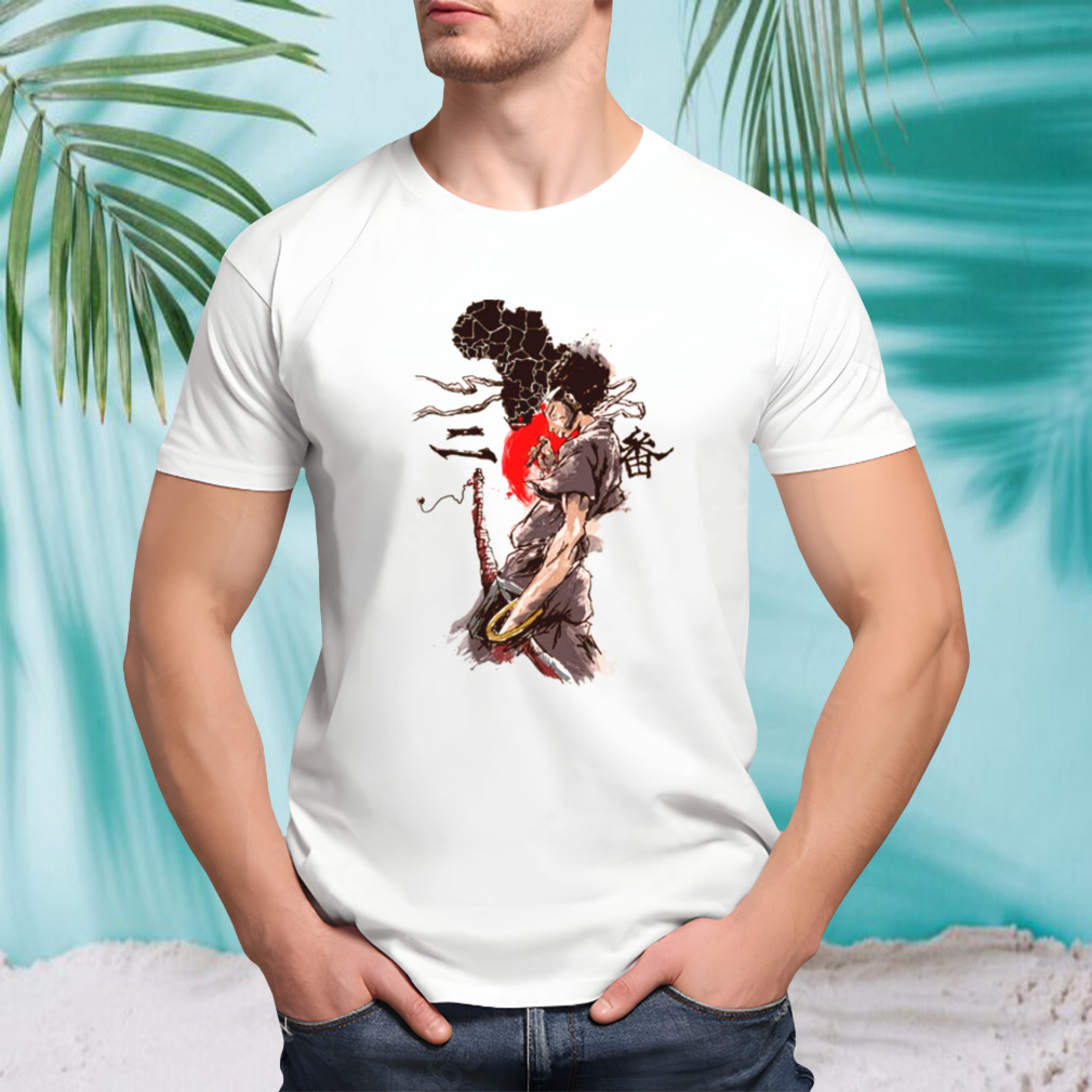 From Arfrica To Japan Afro Samura shirt