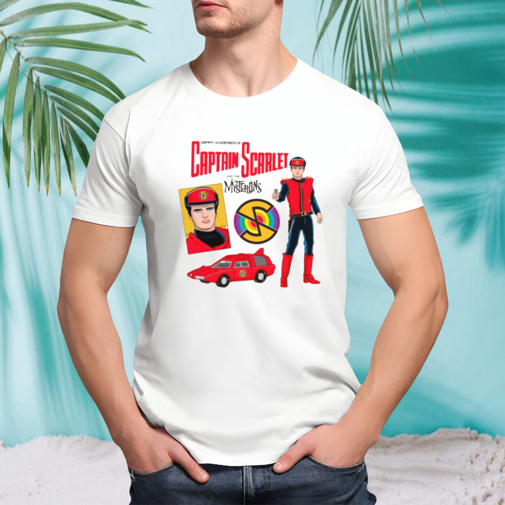 Gerry Anderson’s Captain Scarlet And The Mysterons Terrahawks shirt