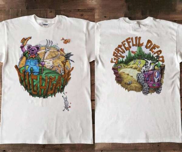 Grateful Dead Highgate VT Bear T-Shirt S-5XL