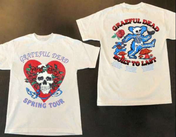 Grateful Dead Spring Tour Built To Last Unisex Graphic T-Shirt