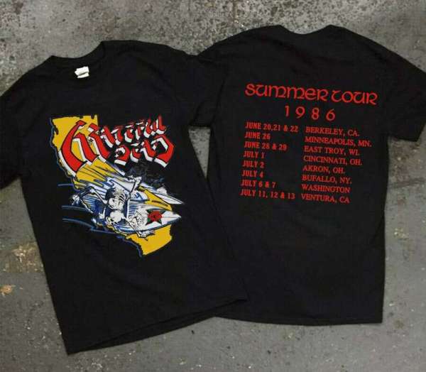 Grateful Dead Summer Tour 1986 Unisex Graphic T-Shirt