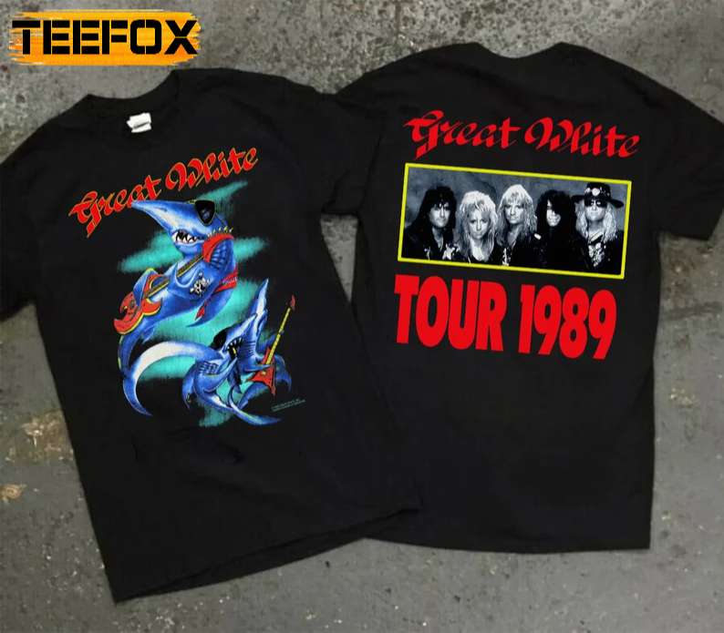 Great White Band Tour 1989 T-Shirt