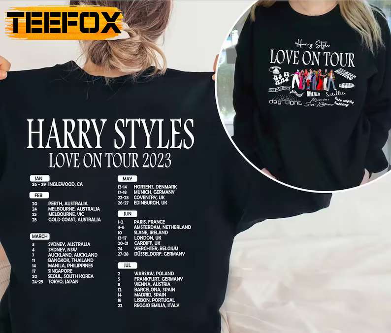 Harry Styles Love On Tour 2023 Sweatshirt T-Shirt