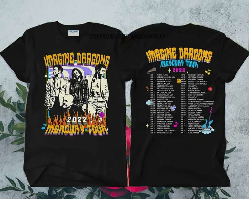 Imagine Dragons Mercury 2022 Tour T-Shirt