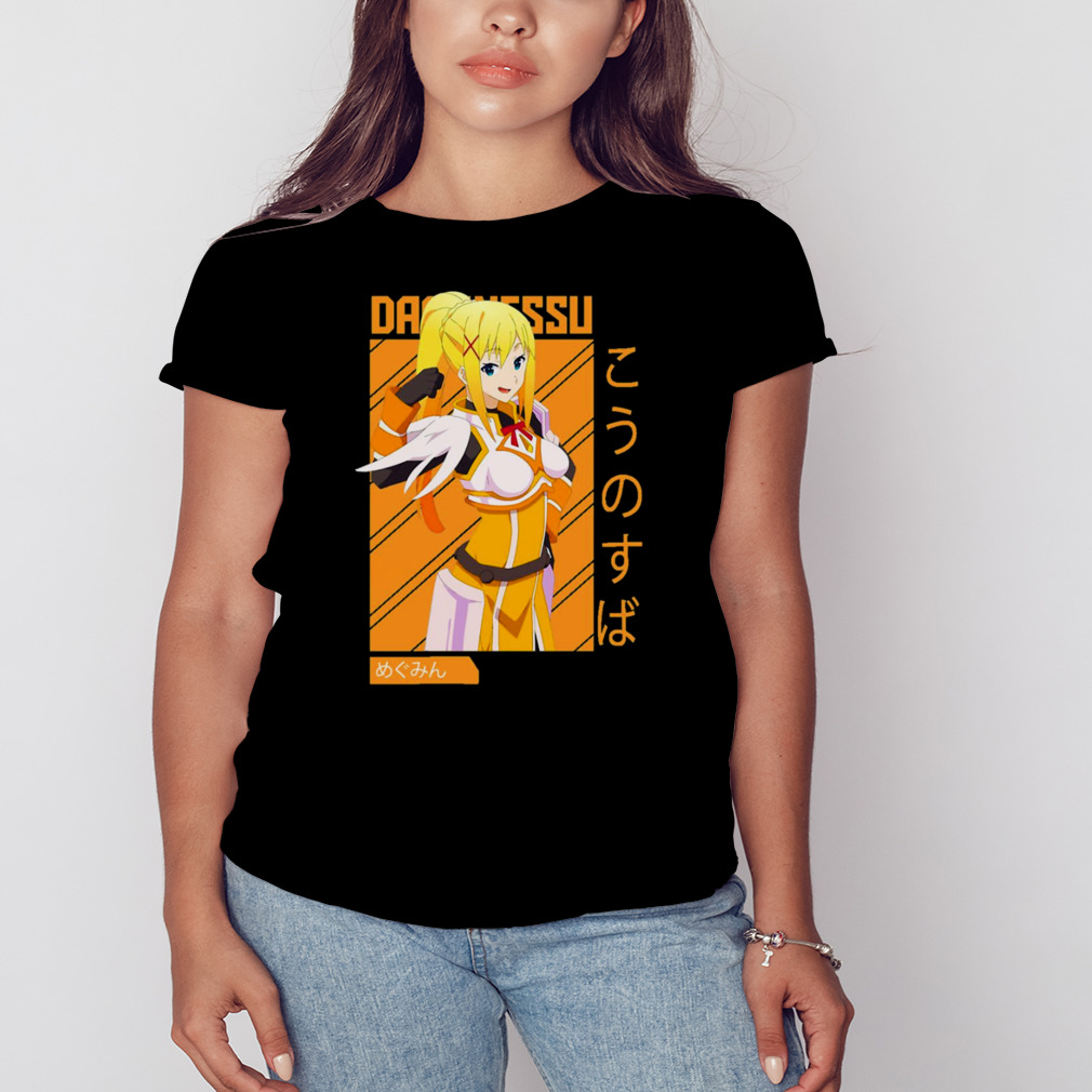 Let’s Go Konosuba Darkness Japanese Art shirt 2 Women's tshirt