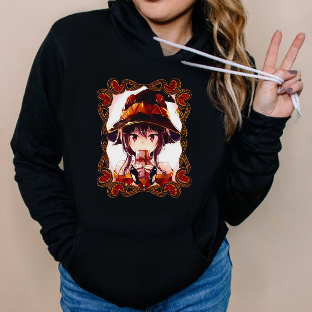Megumin Konosuba Character The Witch Holiday Celebration On Red Anime shirt 5 Hoodies