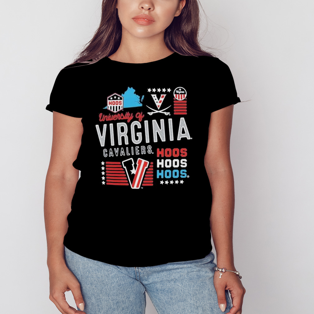 Virginia Cavaliers Red White Hoo T-Shirt 2 Women's tshirt