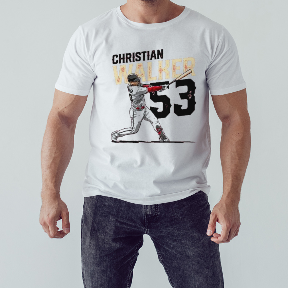 Christian Walker 53 Slugging Arizona Diamondbacks Baseball Shirt