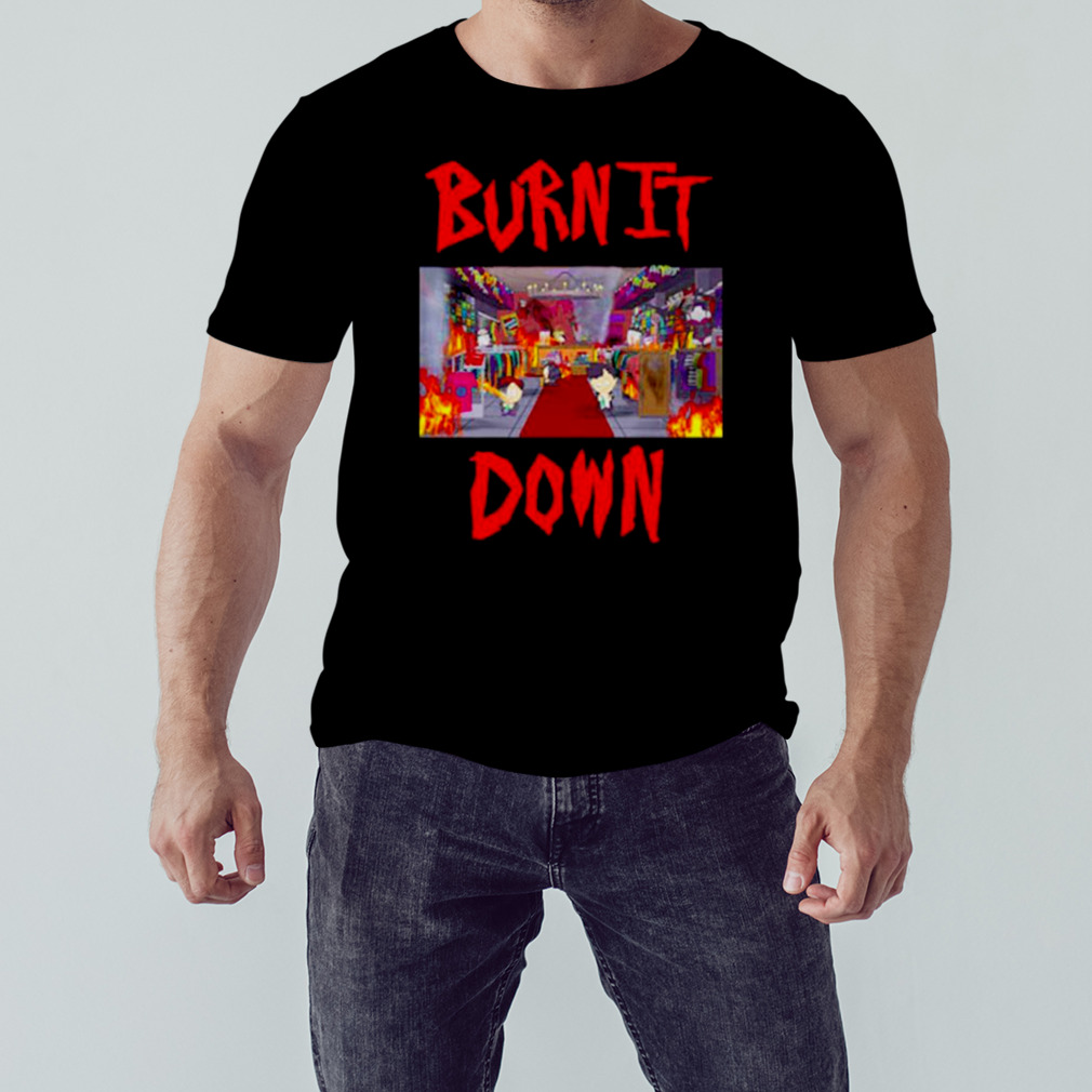 Burn It Down South Park Goth Kids Shirt