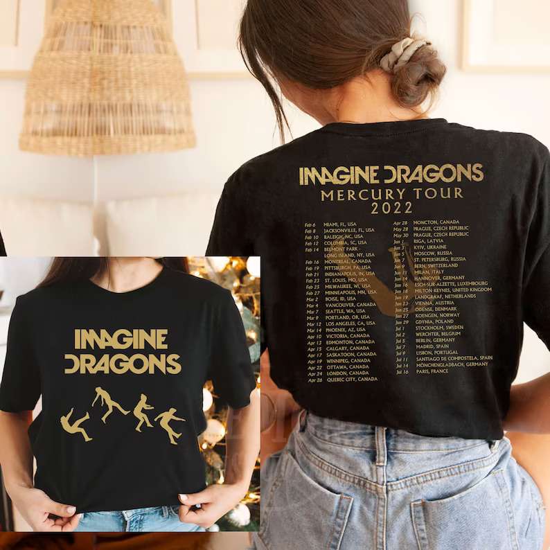 Imagine Dragons Mercury Tour 2022 Merch T-Shirt