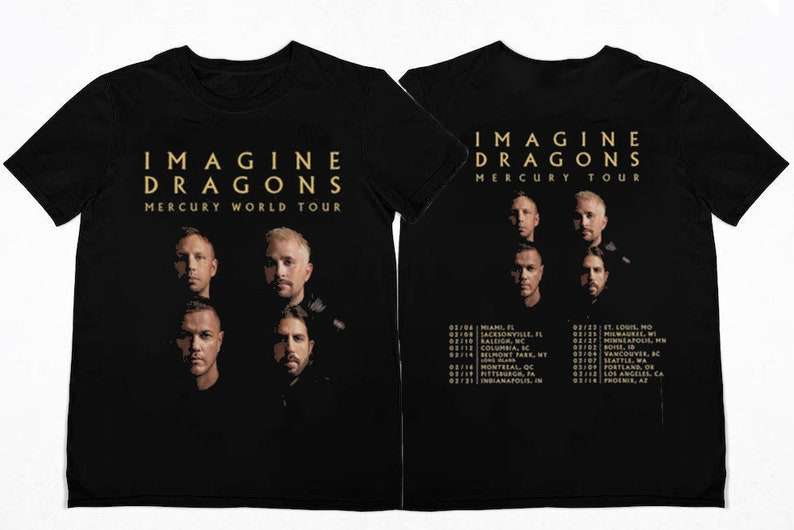 Imagine Dragons Mercury World Tour 2022 T-Shirt