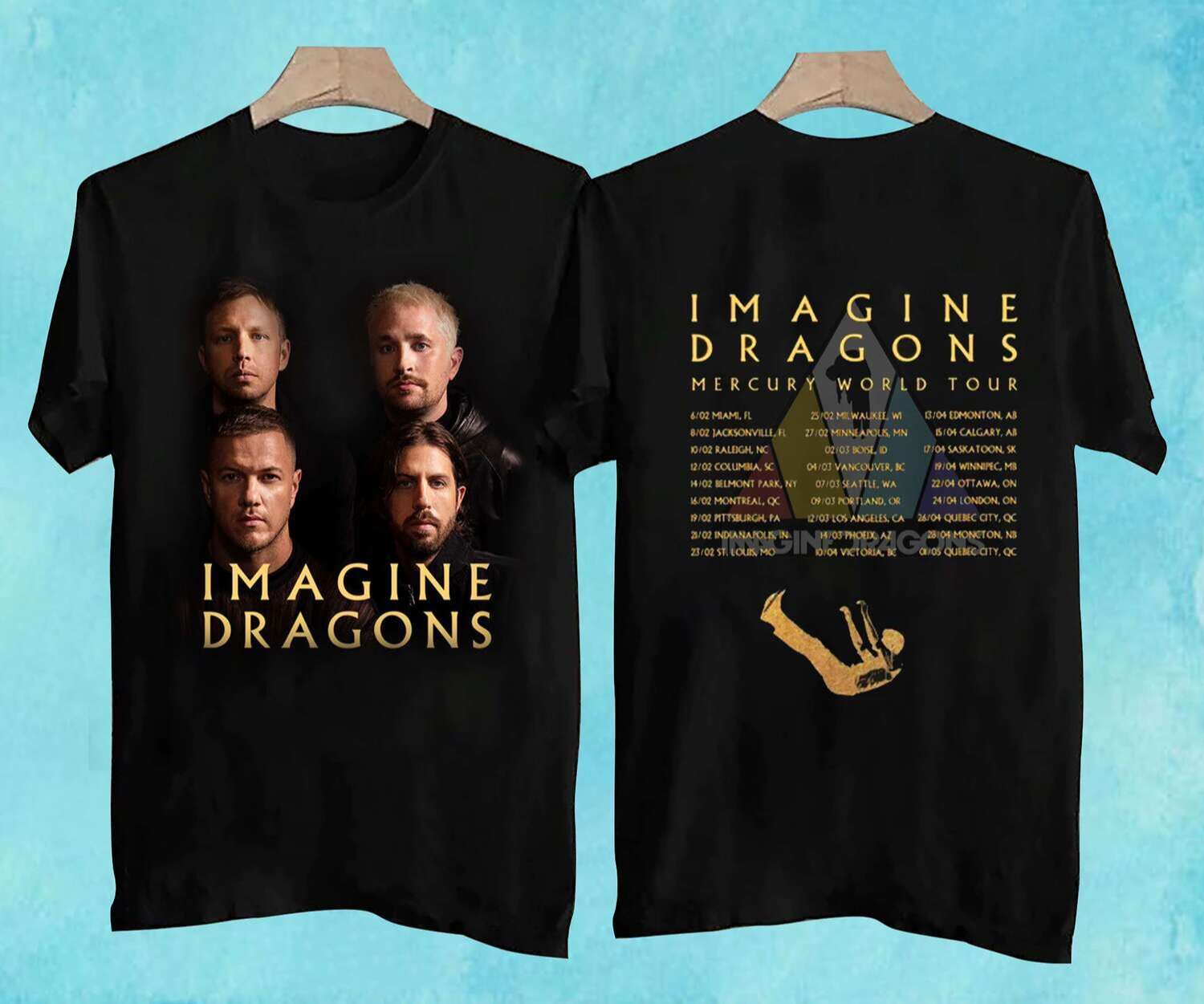 Imagine Dragons Mercury World Tour 2022 T-Shirt Music