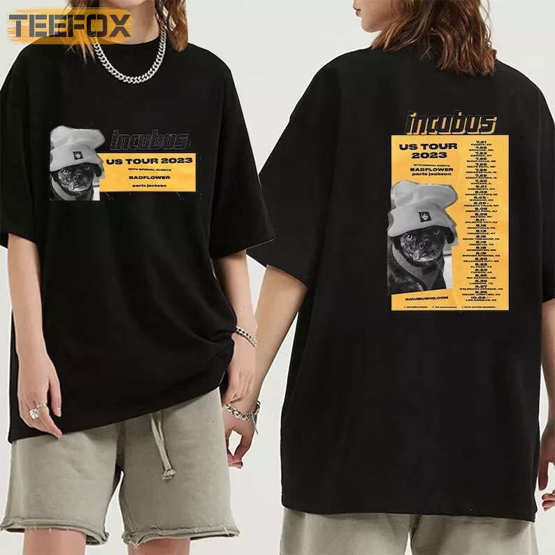 Incubus Band US Summer Tour 2023 Music T-Shirt