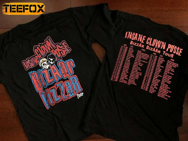 Insane Clown Posse Bizaar Bizzar 2001 Tour T-Shirt