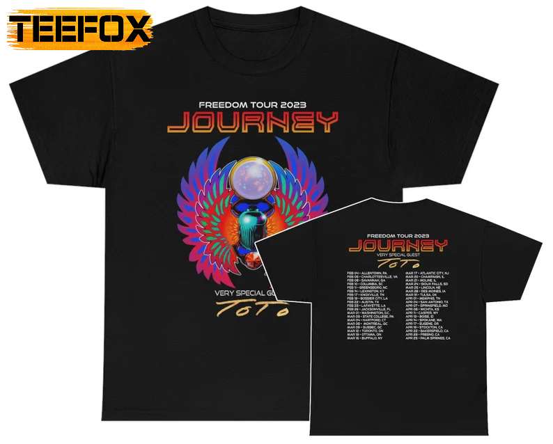 Journey Freedom 2023 Tour with Special Guest ToTo T-Shirt