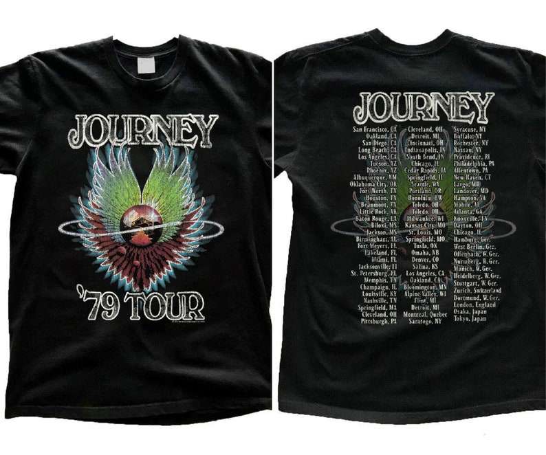 Journey Steve Perry 79 USA Tour Vintage 1979 T Shirt
