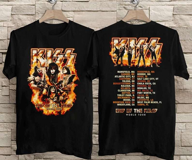 KISS End Of The Road World Tour 2021 T Shirt