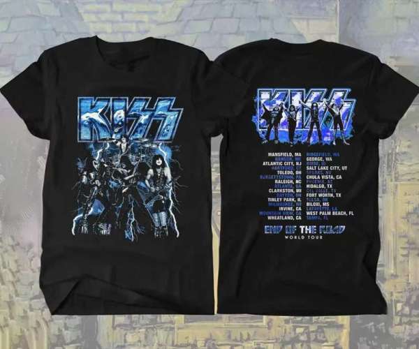 KISS End Of The Road World Tour 2021 T-Shirt S-5XL