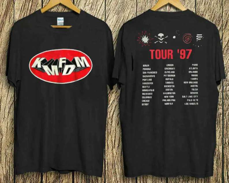 KMFDM 1997 Symbols Tour Concert T Shirt