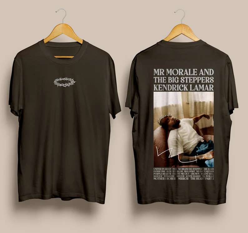 Kendrick Lamar Rapper Mr Morale and The Big Steppers T-Shirt 1 Kendrick Lamar Rapper Mr Morale and The Big Steppers T-Shirt