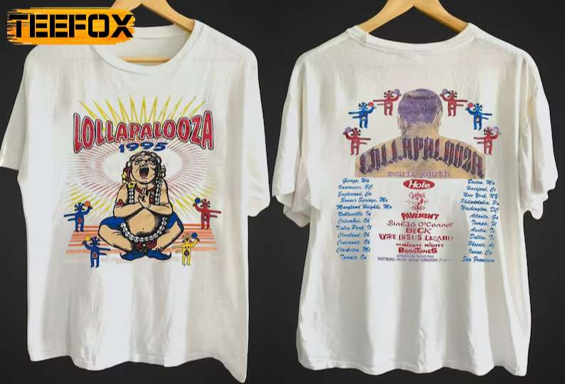 Lollapalooza Music Festival Vintage 1995 T-Shirt