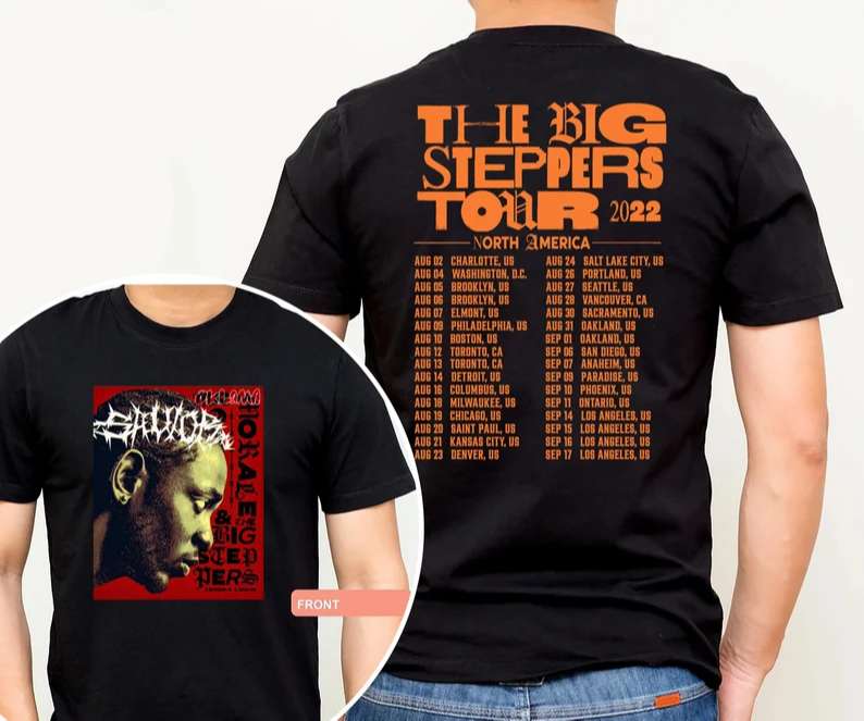 Mr Morale And Big Stepper Kendrick Lamar Tour T-Shirt