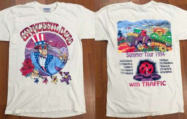 NWOT 1994 Grateful Dead Summer Tour Unisex Graphic T-Shirt