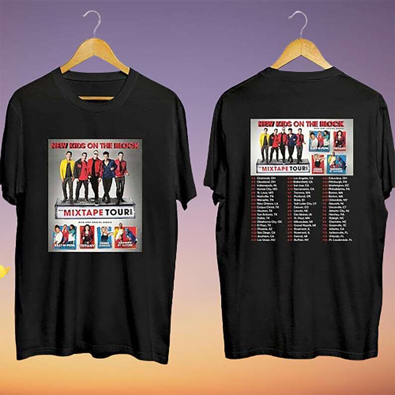 New Kids On The Block Mixtape Tour 2022 T-Shirt NKOTB Concert