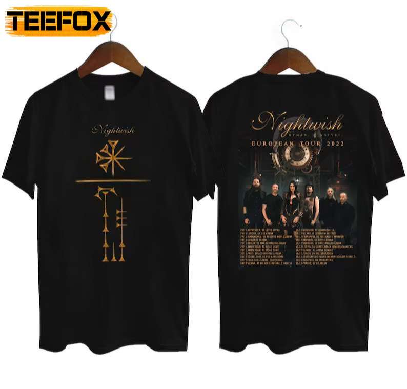 Nightwish Human II Nature European Tour 2022 T-Shirt